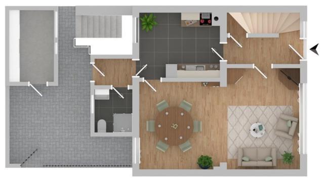 Ganzes Haus - Stadtmitte - 4 Personen - Familien บอคอลท์ ภายนอก รูปภาพ